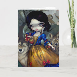 "Loup-Garou: Blanche Neige"-hälsningskort Kort