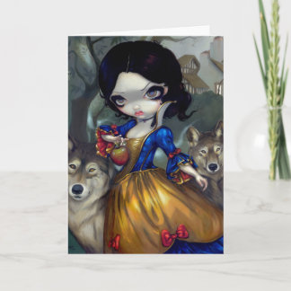 "Loup-Garou: Blanche Neige"-hälsningskort Kort