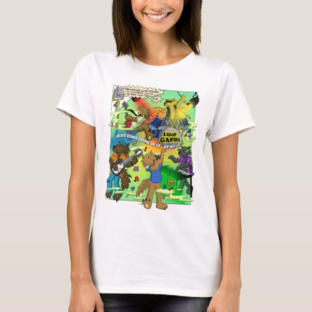 LOUP GAROU Damt-shirt T Shirt (Framsida)