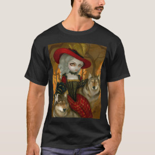 Loup-Garou d'Automne - gotisk vargrokokoskjorta Tee