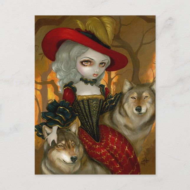 "Loup-Garou: d'Automne" vykort (Framsida)