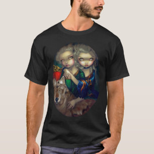 Loup-Garou: gotisk varg för vampyr för lesJumeau Tee Shirt