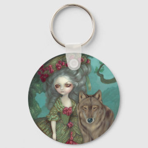"Loup-Garou:  La Foret" Keychain Nyckelring
