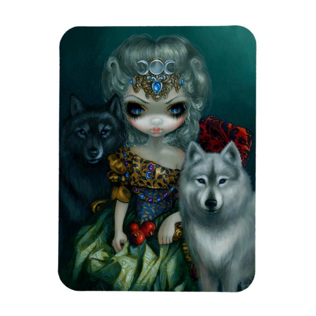 ’Loup-Garou: La Grande Prêtresse’ Flex Magnet (Vertikal)