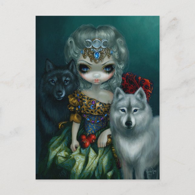 "Loup-Garou:  La Grande Prêtresse" vykort (Framsida)