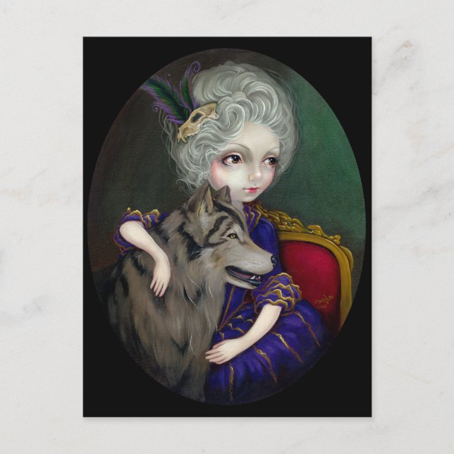 "Loup-Garou: Le Porträtt’ vykort (Framsida)