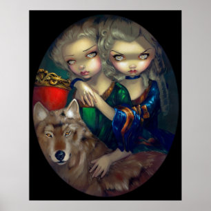 Loup-Garou: Les Jumeaux ART PRINT varg vampyr Poster