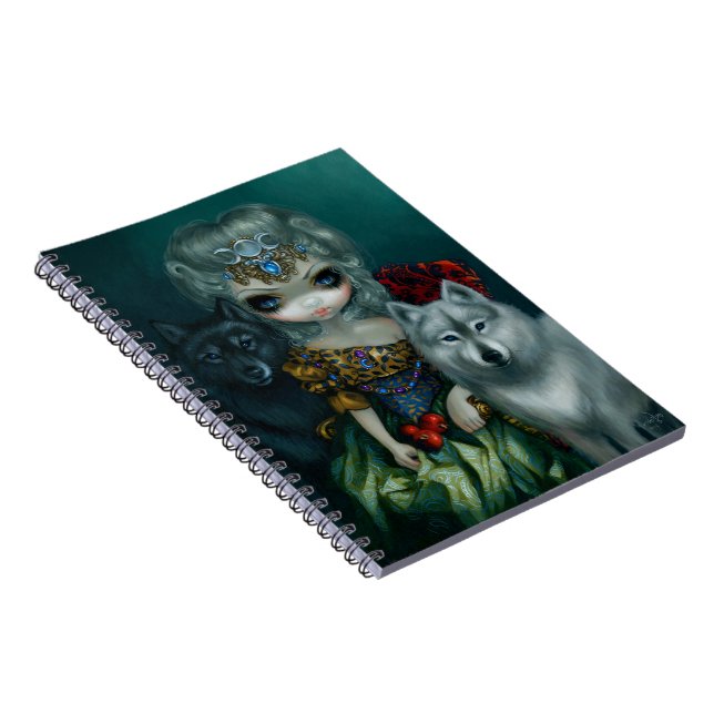 "Loup-Garou:  Stora Prêtresse för La" Anteckningsbok Med Spiral (Högra Sidan)