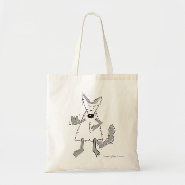 Loup y es-tu ? tygkasse (Framsidan)