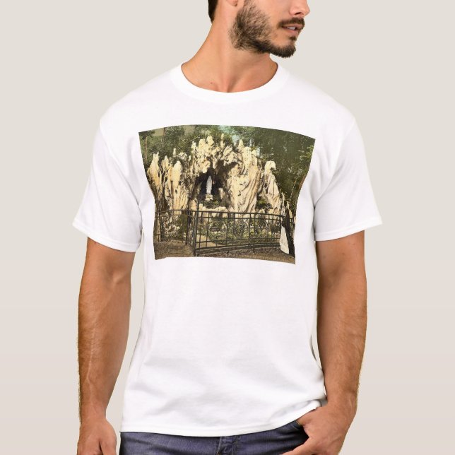 Lourdes Grotto, nära nunnekloster av Ingenbohl, T Shirt (Framsida)
