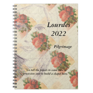 Lourdes Pilgrimage 2022 Notebook Anteckningsbok