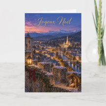 Lourdes sett från Château God Jul