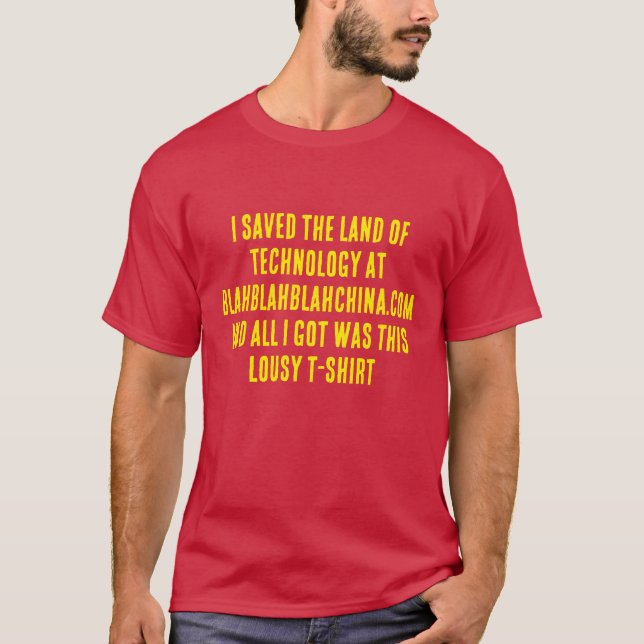 Lousy T-Shirt (Framsida)