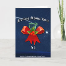 Louth Irish jul Card - Nollaig Shona Duit