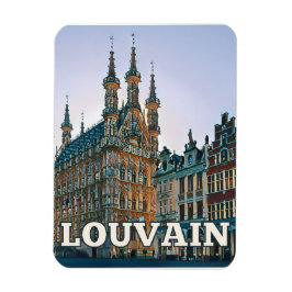 Louvain Belgique Photo Vintage Magnet