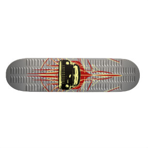 Louvered bly- Sled Mini Skateboard Bräda 18,7 Cm