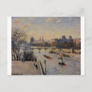 Louvre by Camille Pissarro Vykort