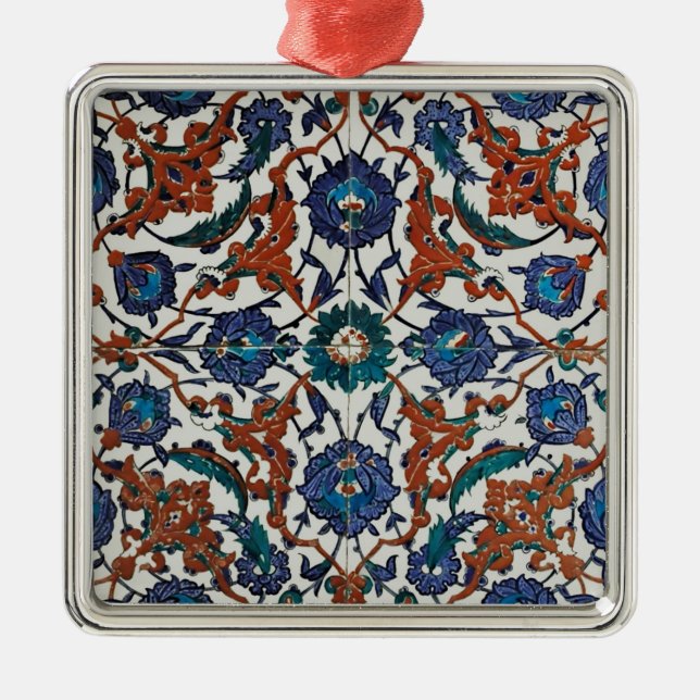 Louvre Golv Tile Julgransprydnad Metall (Framsidan)