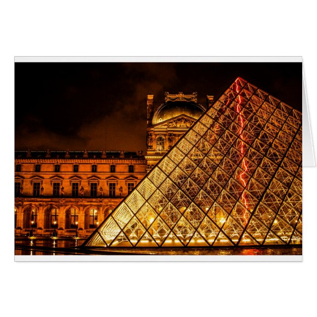 Louvre Hälsningskort (Framsidan Horizontal)