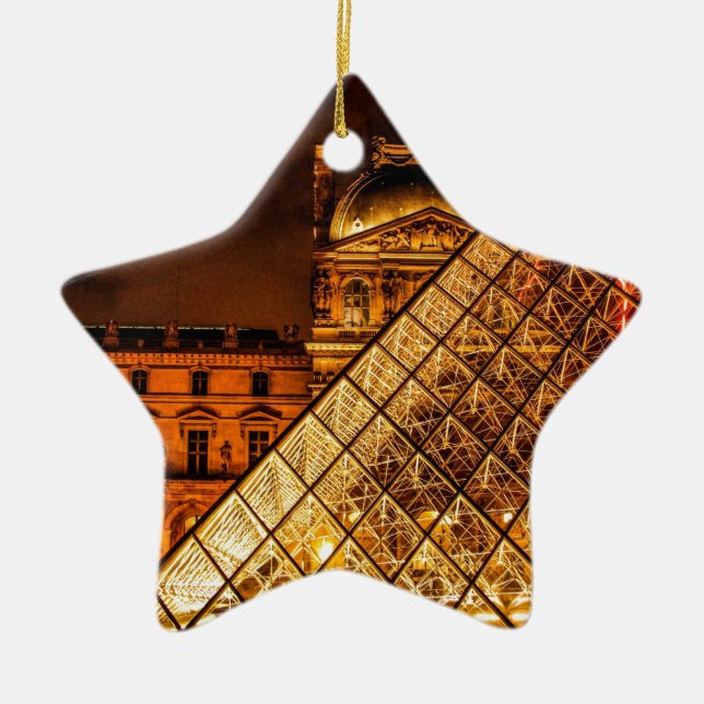 Louvre Julgransprydnad Keramik (Framsidan)