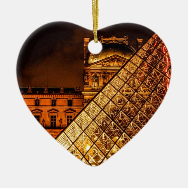 Louvre Julgransprydnad Keramik (Framsidan)