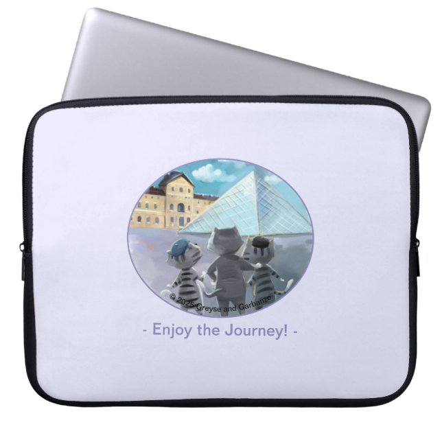 Louvre Laptop sleeve - njut (Framsidan)