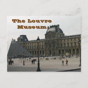 Louvre-museet i Paris Vykort
