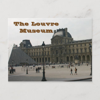 Louvre-museet i Paris Vykort