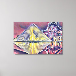 Louvre Museum Canvastryck