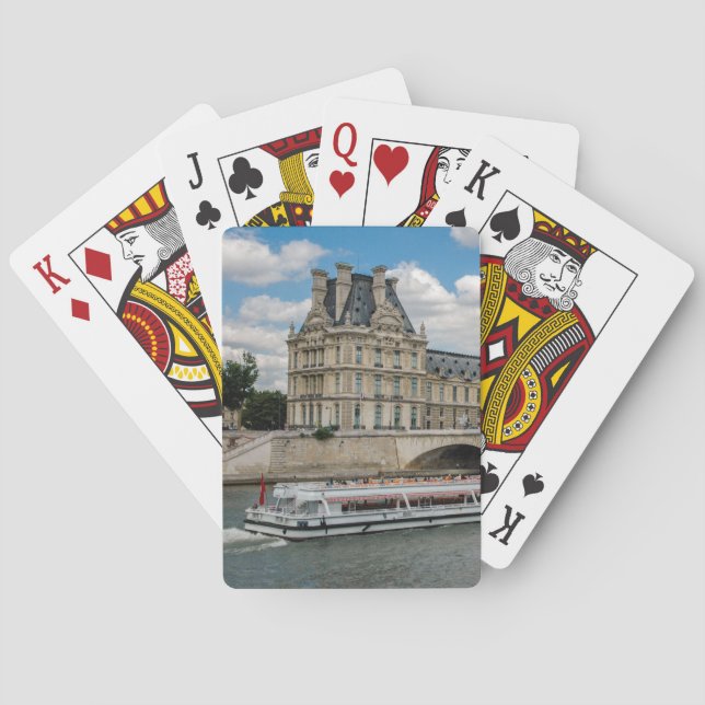 Louvre Museum i Paris Casinokort (Baksidan)