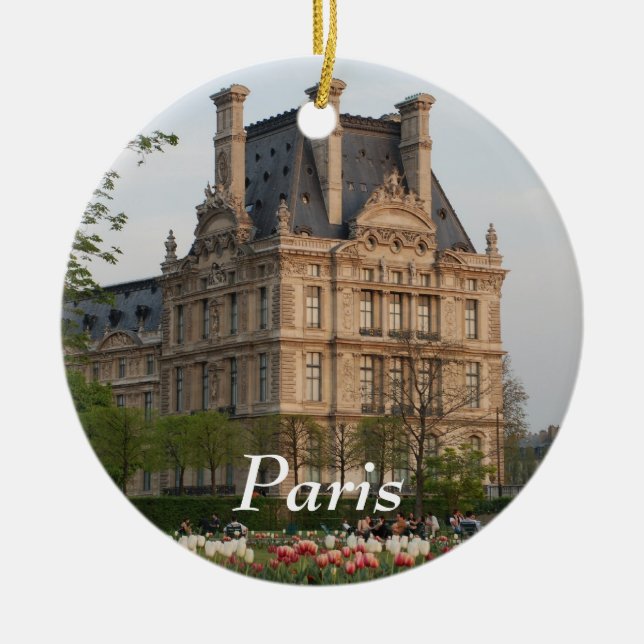 Louvre Museum Julgransprydnad Keramik (Framsidan)