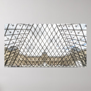 LOUVRE MUSEUM, PARIS, FRANKRIKE POSTER
