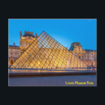 Louvre Museum, Paris Vykort<br><div class="desc">Louvre Museum,  Paris Postcard</div>