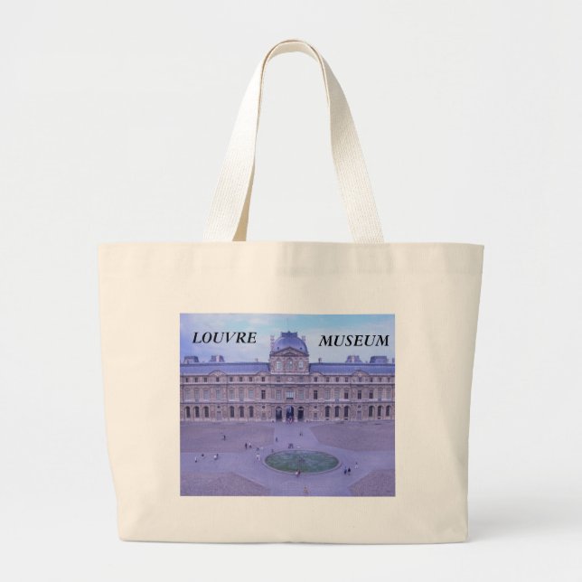 LOUVRE MUSEUM TOTE BAG JUMBO TYGKASSE (Framsidan)