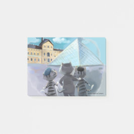 Louvre Notes 4" x 3" Post-it Block