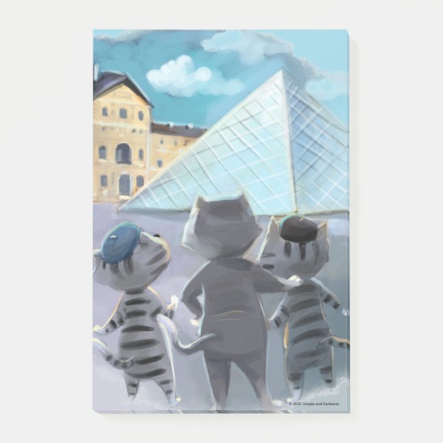 Louvre Notes 4" x 6" Post-it Block (Framsida)