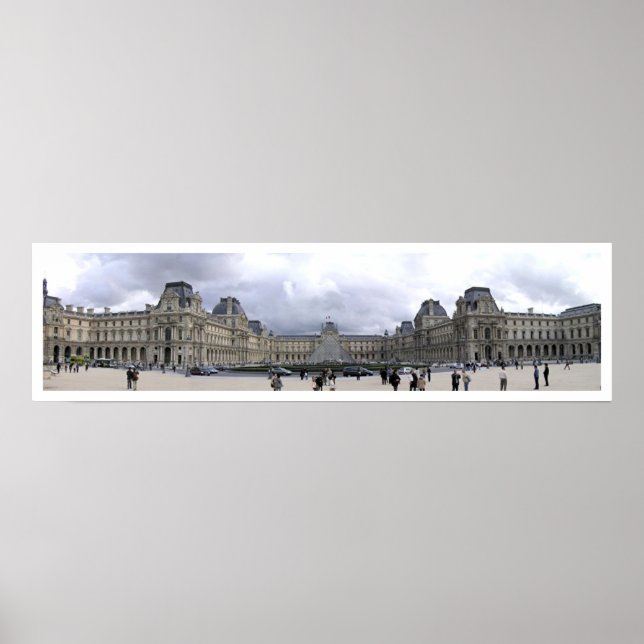 Louvre Panoramic Poster (Framsidan)