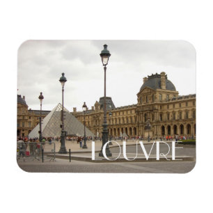 Louvre. Paris, Frankrike Magnet