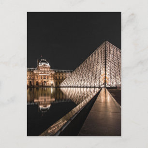 Louvre, Paris Frankrike Vykort