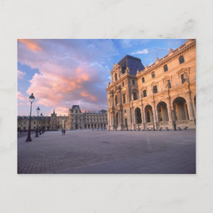 Louvre, Paris, Frankrike Vykort