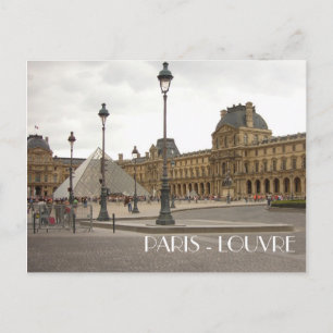 Louvre. Paris, Frankrike Vykort