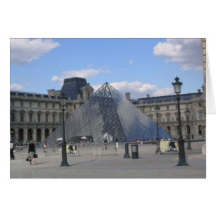 Louvre Pyramid Hälsningskort