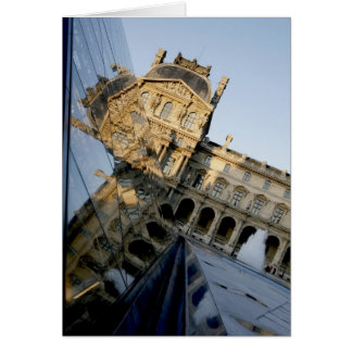 Louvre Reflection 01 Hälsningskort