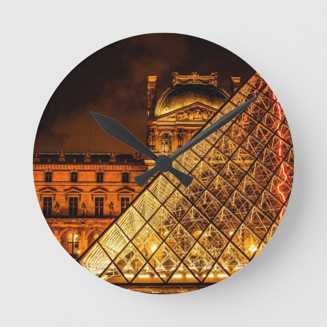 Louvre Rund Klocka (Framsida)