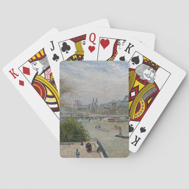 Louvre, Vår Camille Pissarro Casinokort (Baksidan)