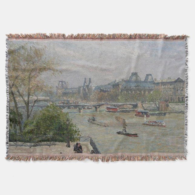 Louvre, Vår Camille Pissarro Filt (Framsidan)