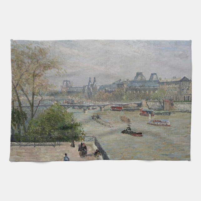 Louvre, Vår Camille Pissarro Kökshandduk (Horisontell)