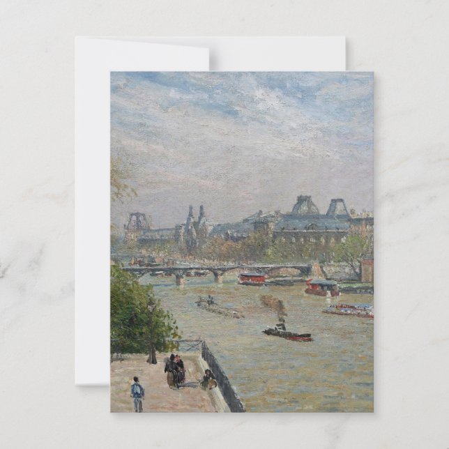 Louvre, Vår Camille Pissarro OSA Kort (Framsida)