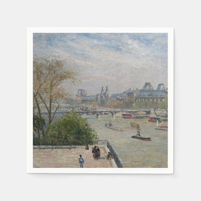 Louvre, Vår Camille Pissarro Pappersservett (Framsidan)