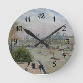 Louvre, Vår Camille Pissarro Rund Klocka